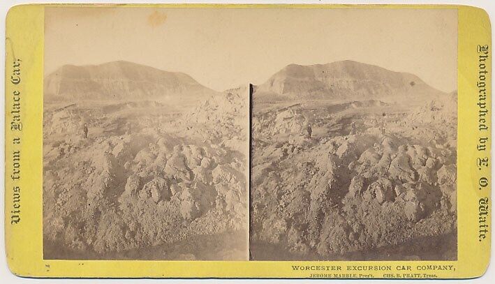 NORTH DAKOTA SV - Badlands - Burning Mine - EO Waite 1880s