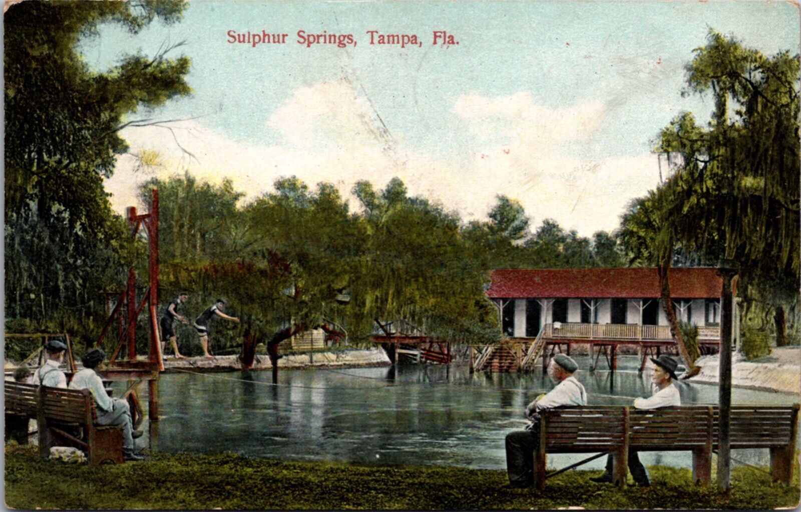 Postcard Sulphur Springs in Tampa, Florida