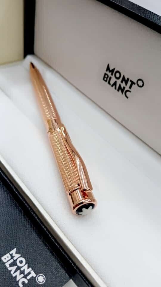 Montblanc pen Meisterstuck pen golden colour pen 925 model pen slim pen