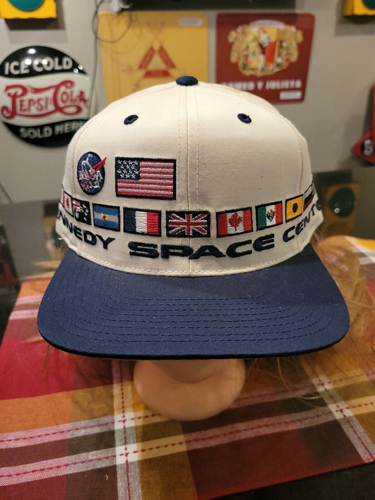 Vintage NASA Kennedy Space Center Hat Cap