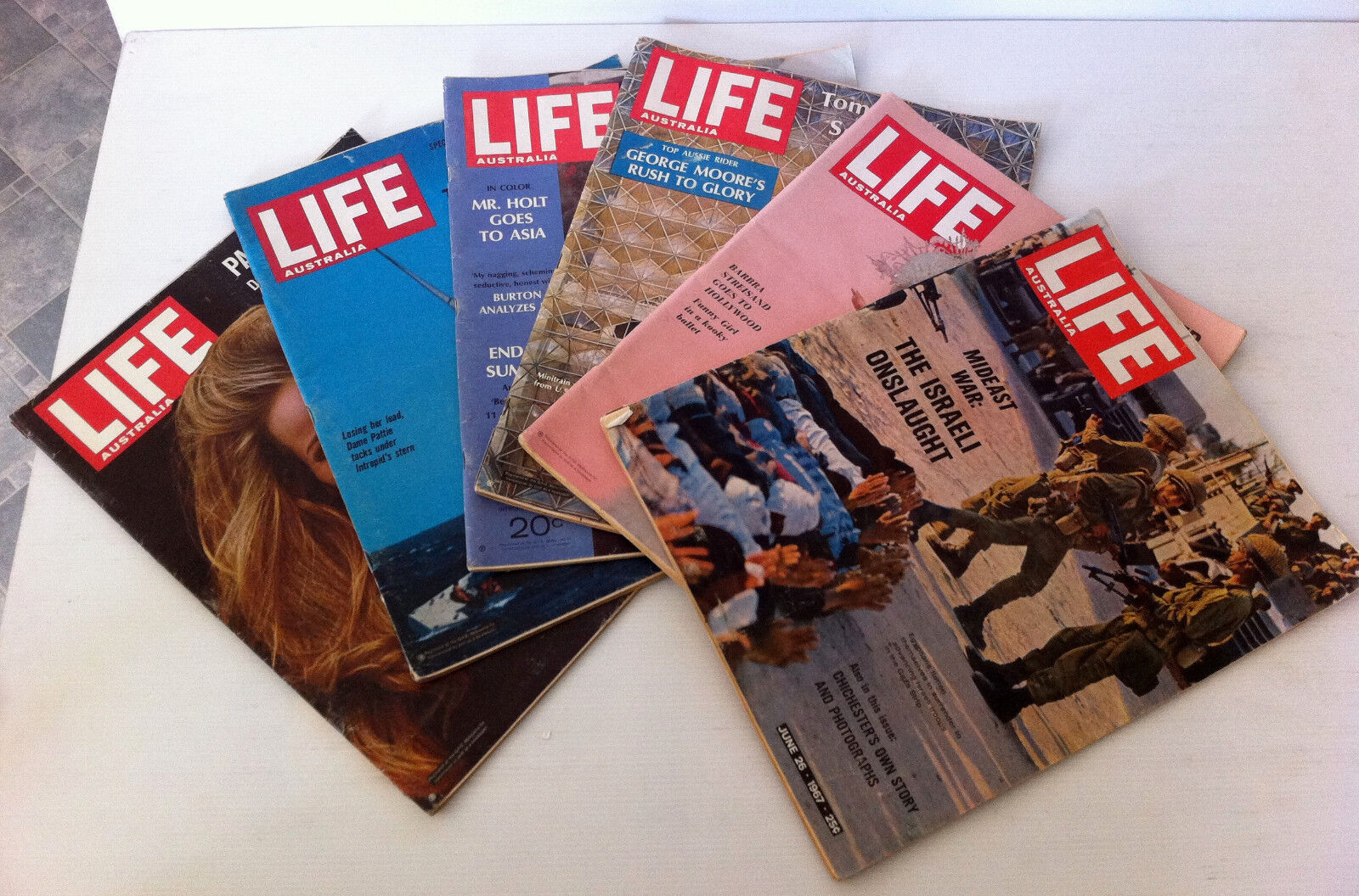 Life Magazine Australia Collection May 1 Jun 12 Jun 26 Sep 4 Oct 2 Oct 16 1967