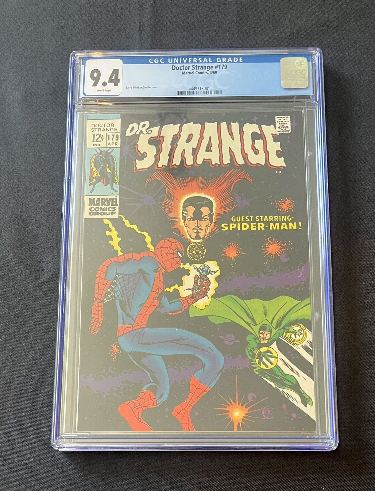 Dr. Strange 179 Spider-Man Stan Lee Marvel 1969 (CGC 9.4)