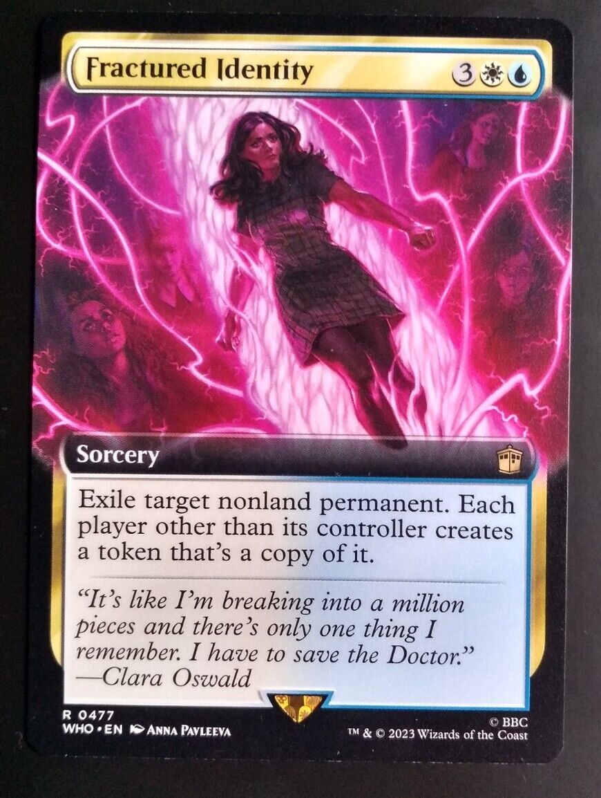 MTG Doctor Who - Fractured Identity - Extended Art Rare