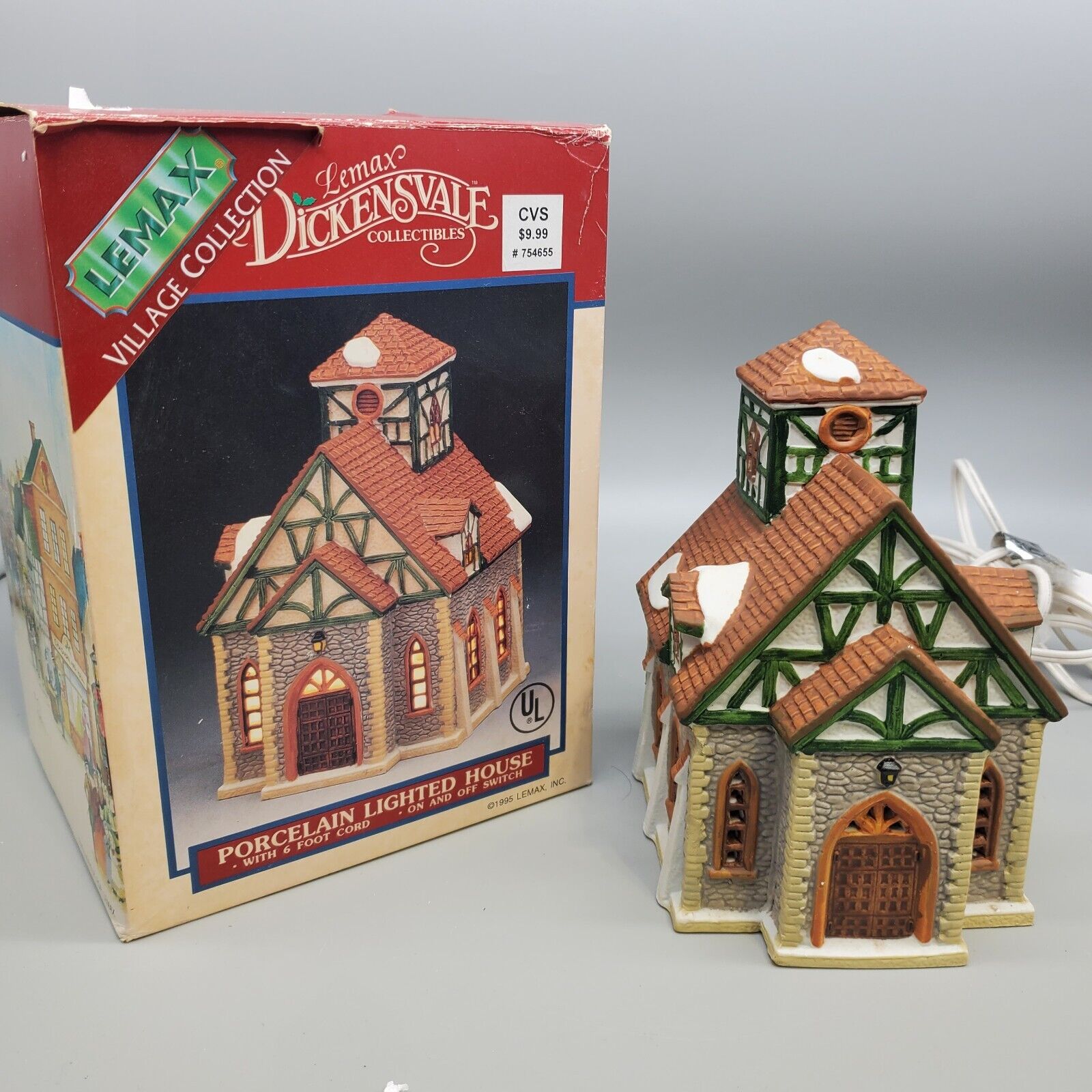 LEMAX Dickensvale Village Porcelain  Collectible Lighted House 1995 -