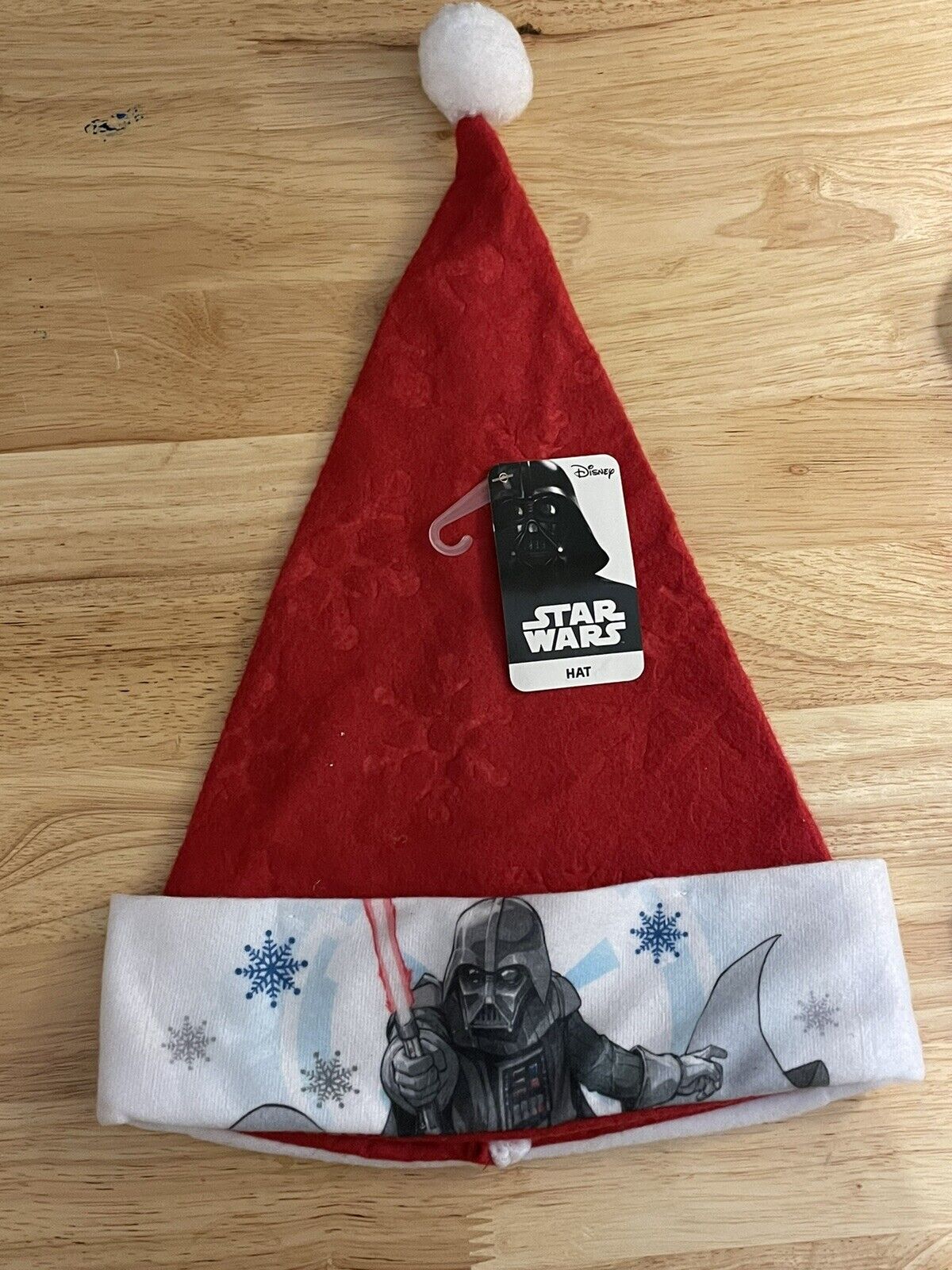 Disney Star Wars Darth Vader Christmas Holiday Santa Hat- NWT