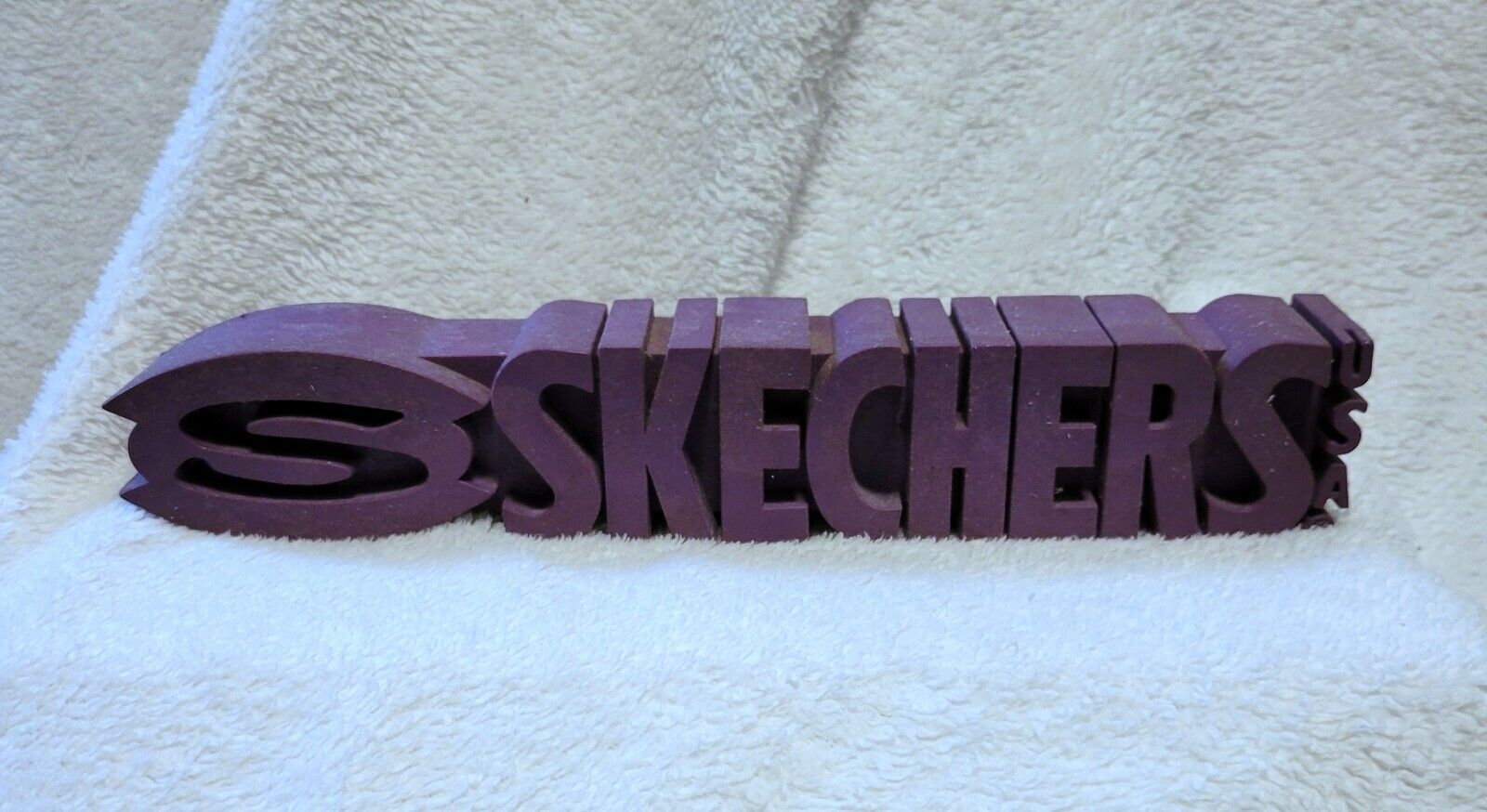 Vintage Skechers 1990s Hard Rubber Store Display Sign