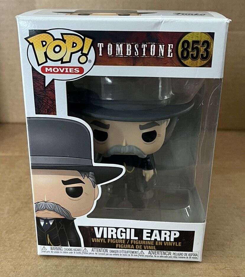 Rare Vaulted Tombstone Virgil Earp #853 Funko Pop Figure