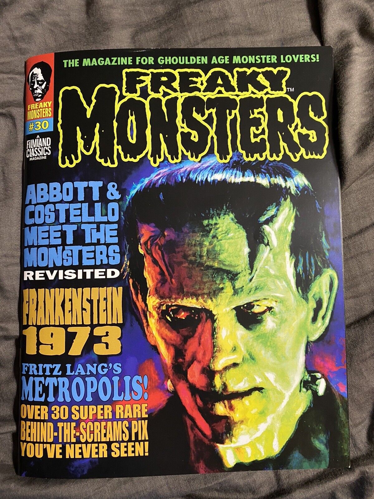 Freaky Monsters Magazine Rare Misprint #30 , 28