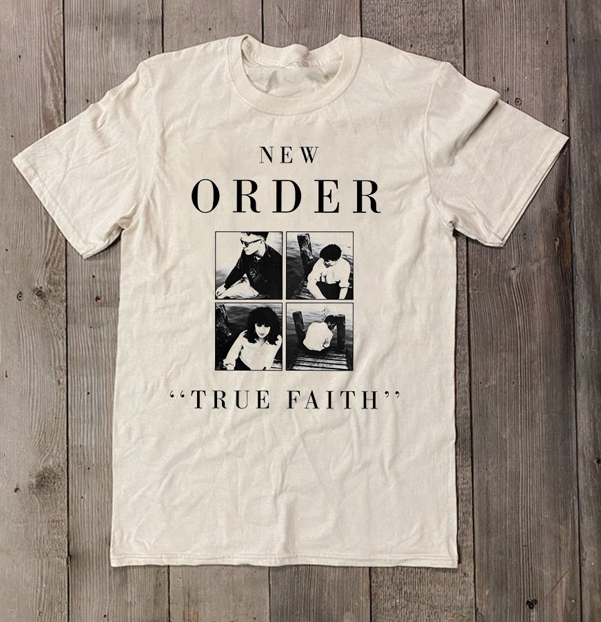 New Order Band True Faith Album White Tee Unisex T-Shirt All Size QX0114