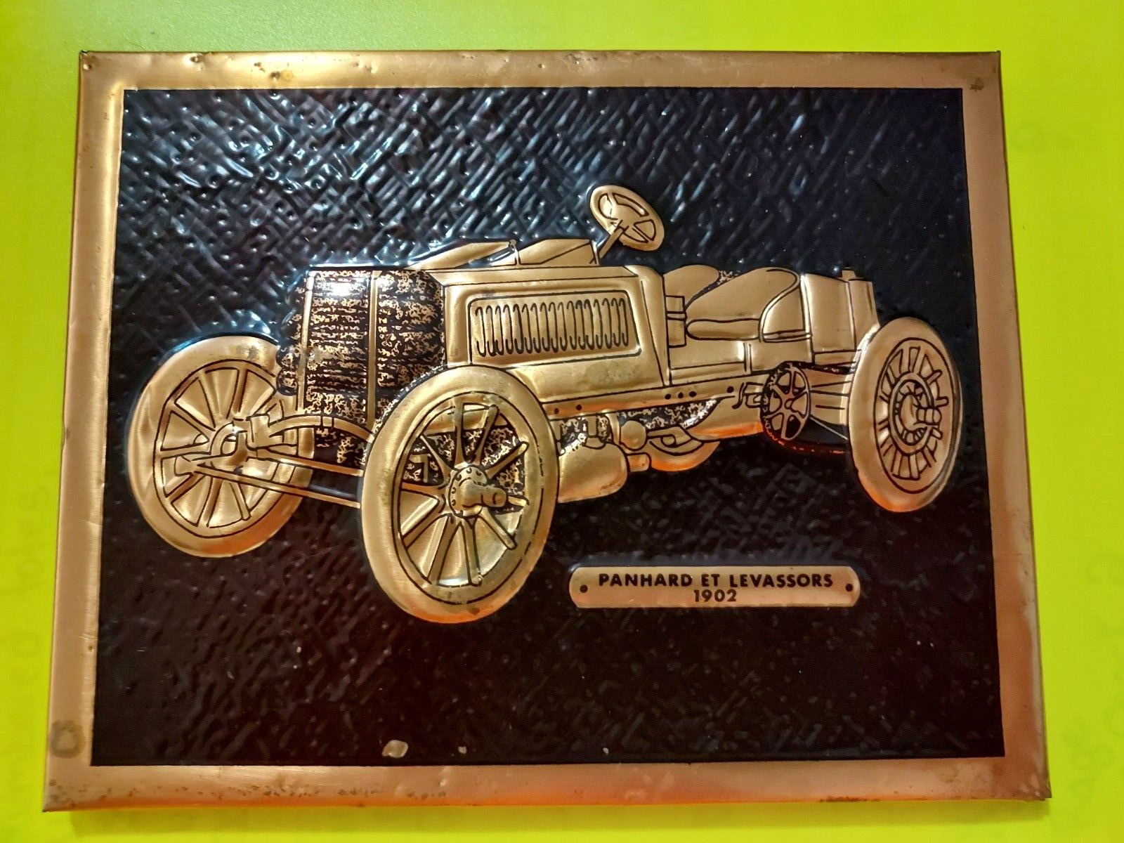 Copper Art Hand Tooled Original Panhard ET Levassors 1902 