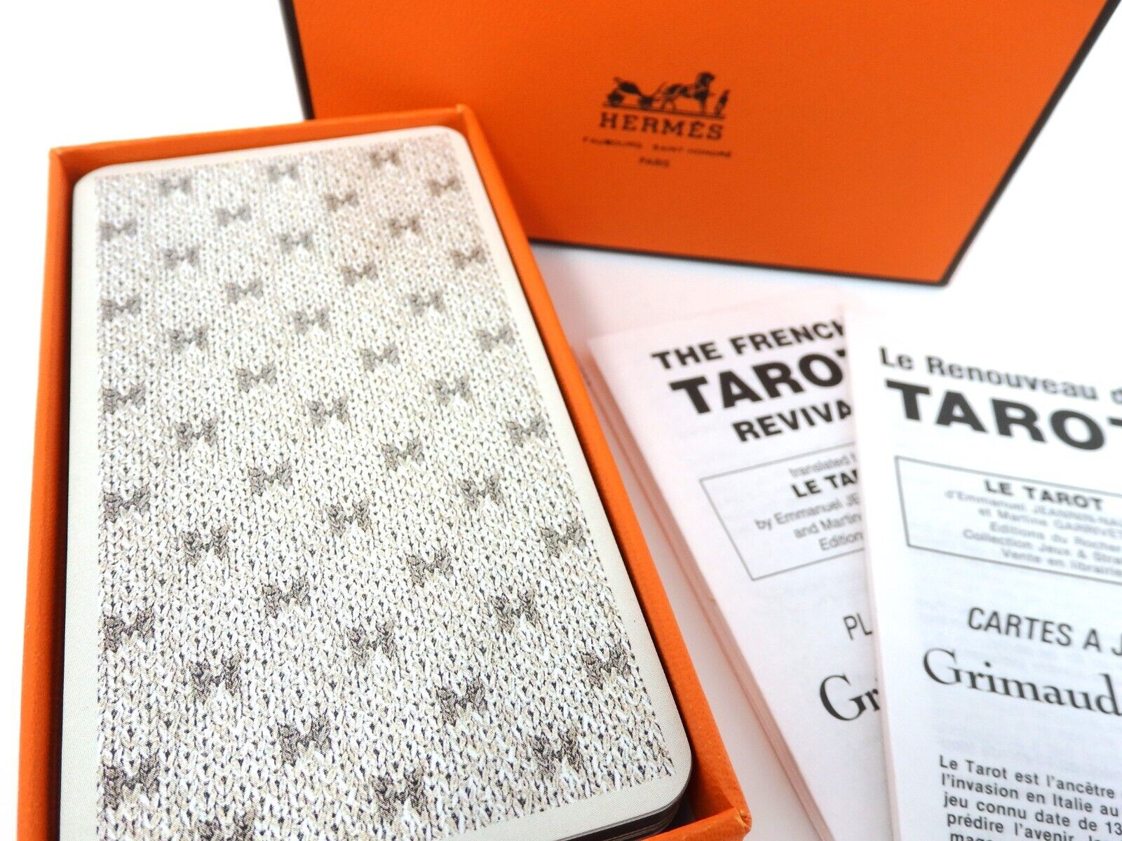 HERMES Tarot Cards With Manual Authentic Deck of Playing Cards Small H Designed