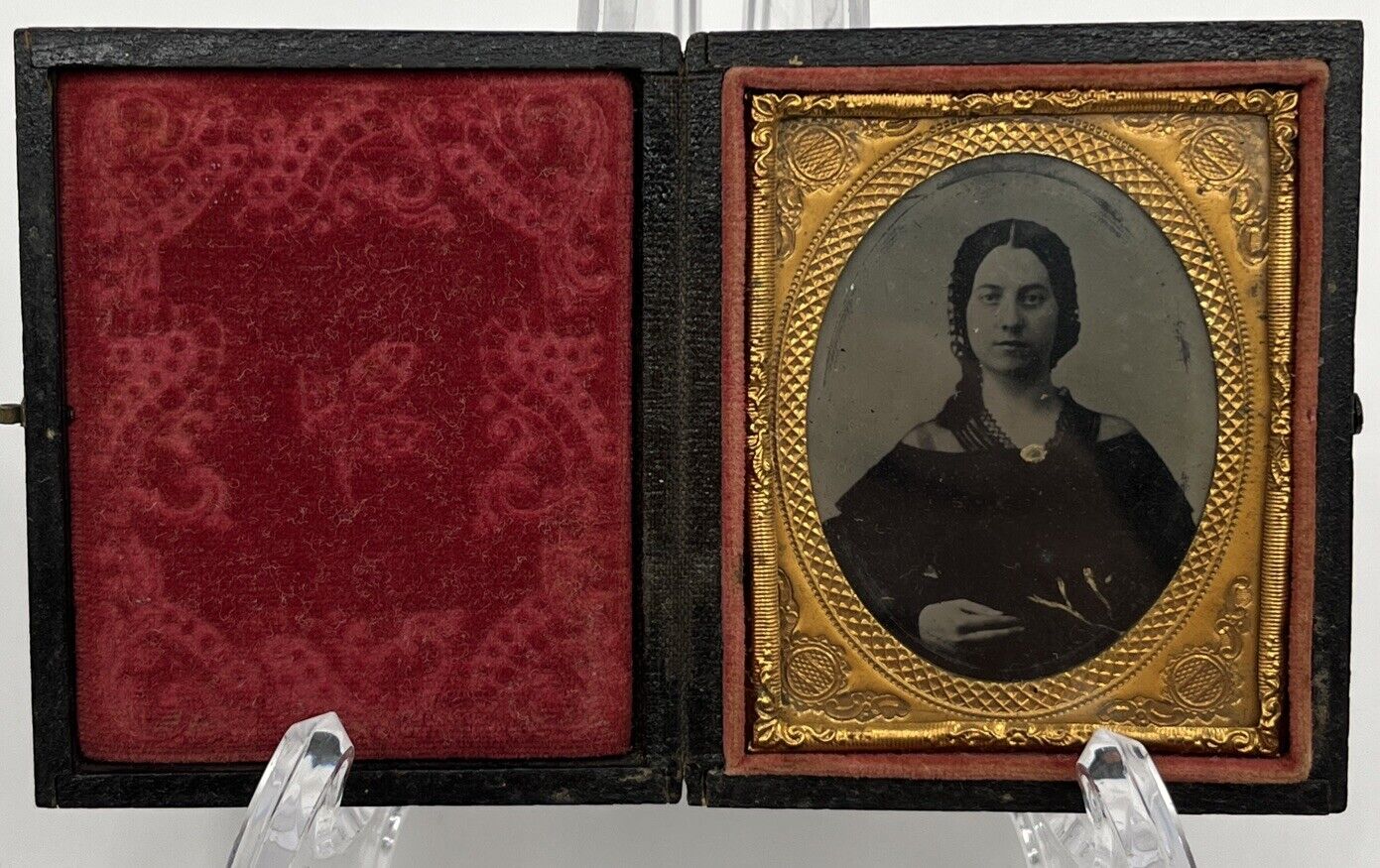 Antique Ambrotype of Young Woman