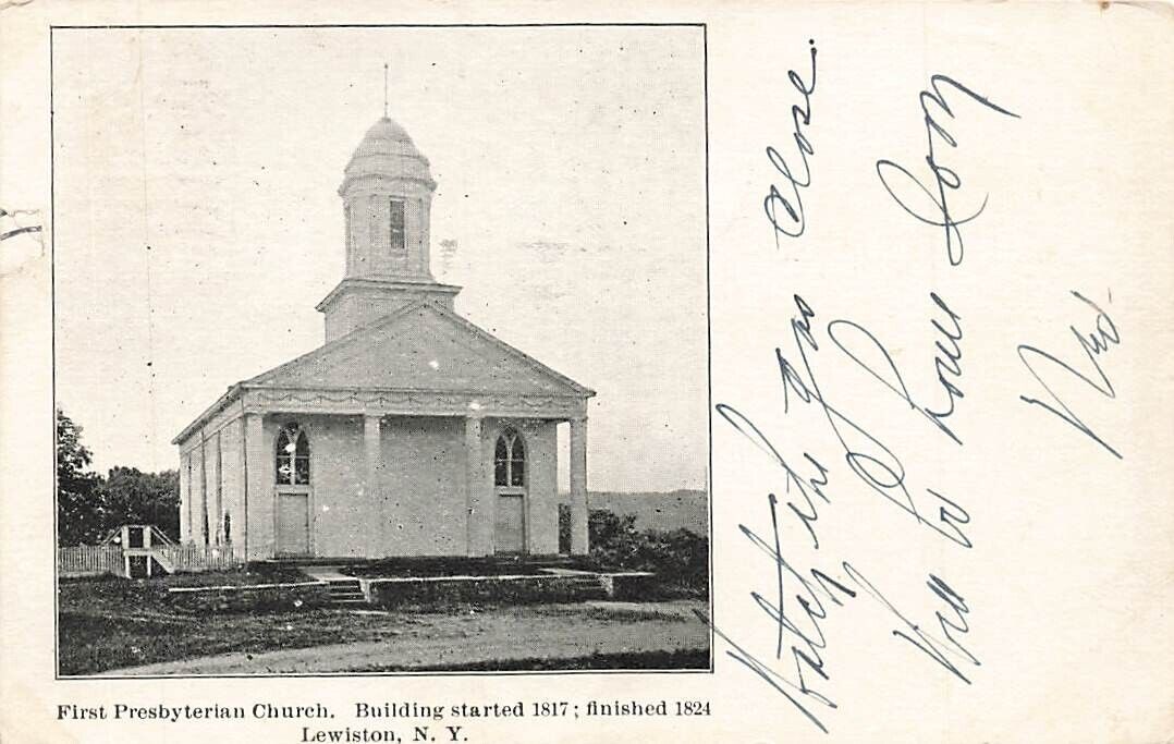 c1905 First Presbyterian Church Lewiston New York P593