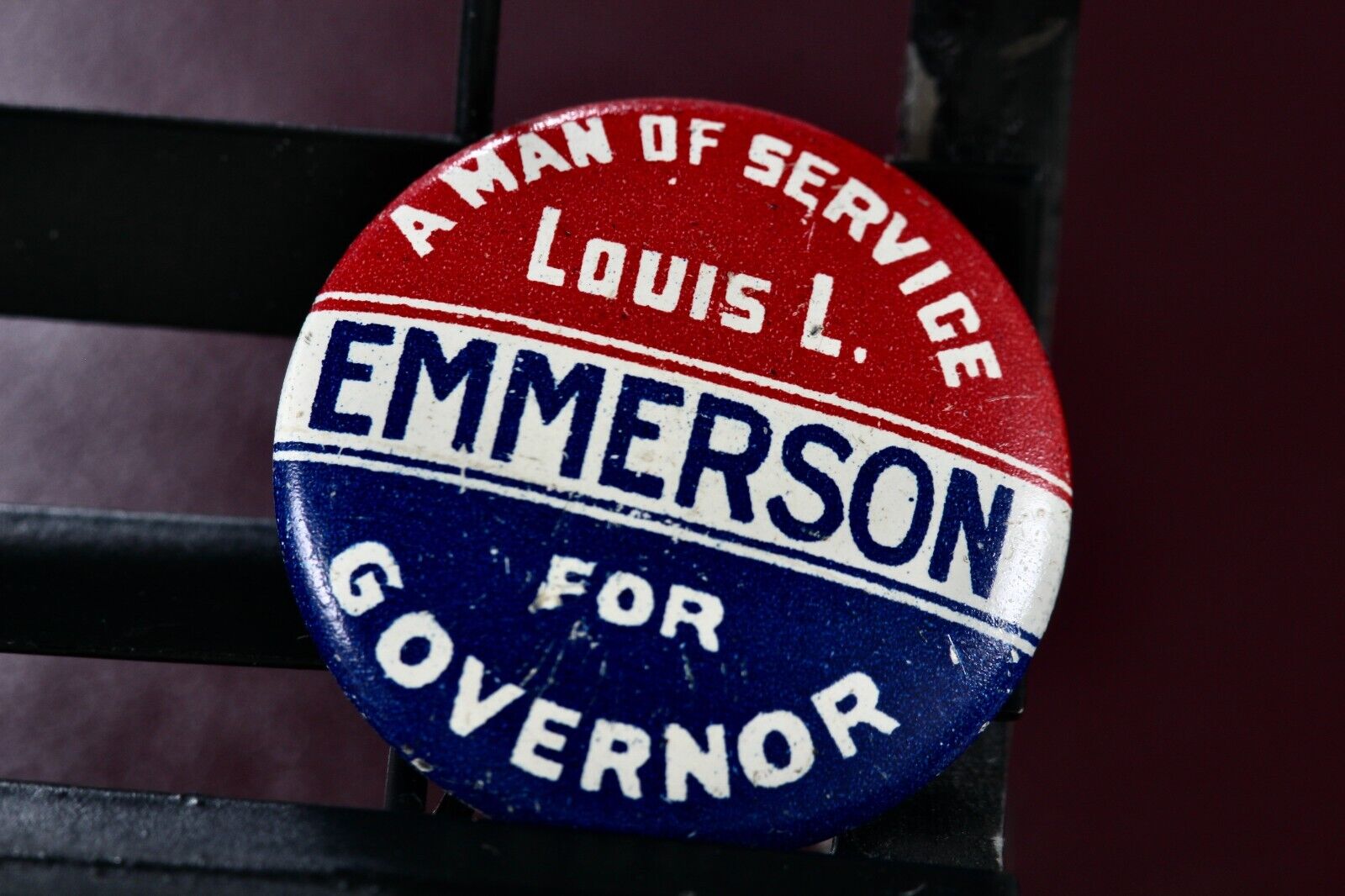 Louis L. Emmerson For Governor IL. \