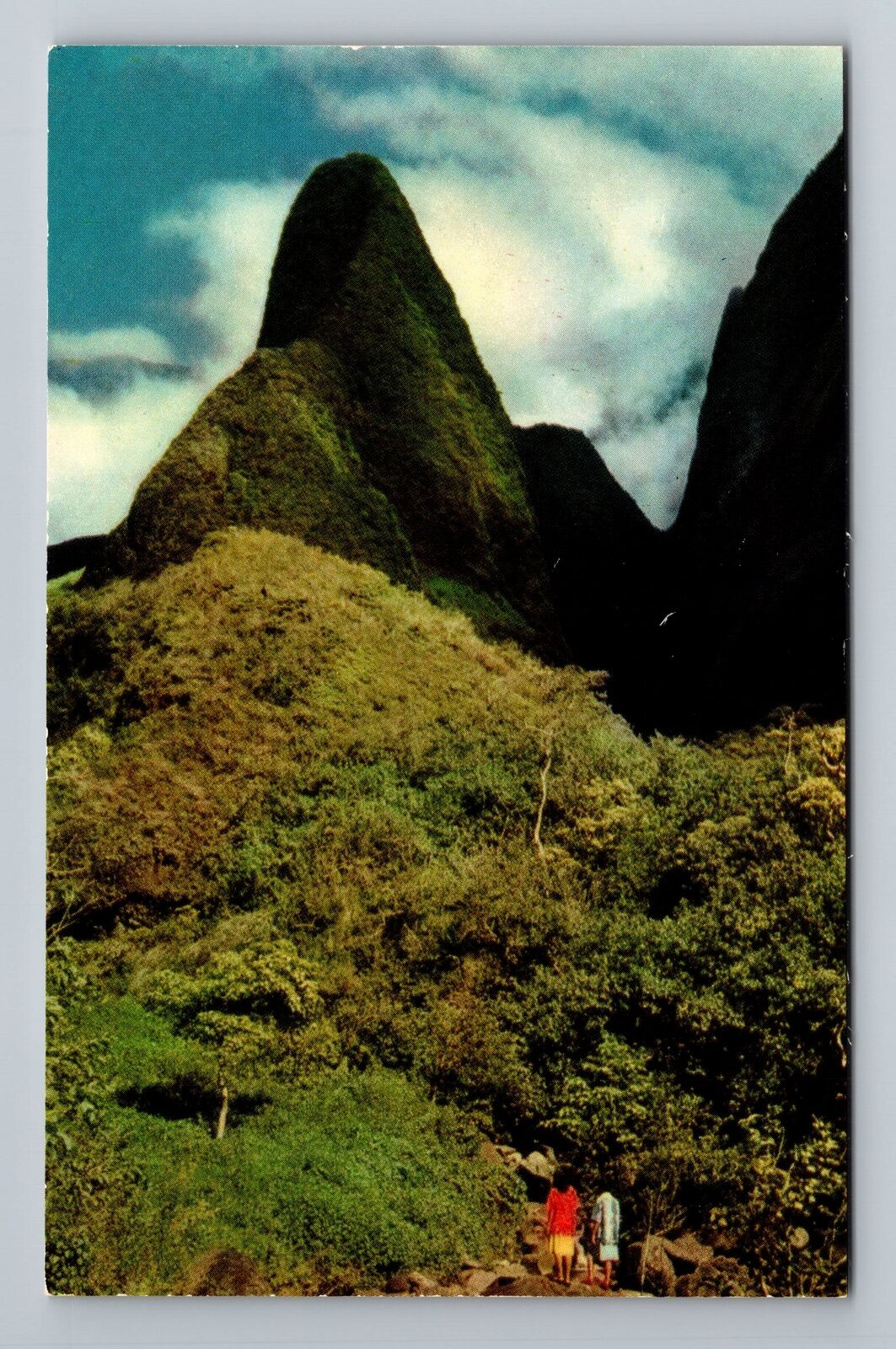 Wailuku HI-Hawaii, The Needle, Vintage Postcard