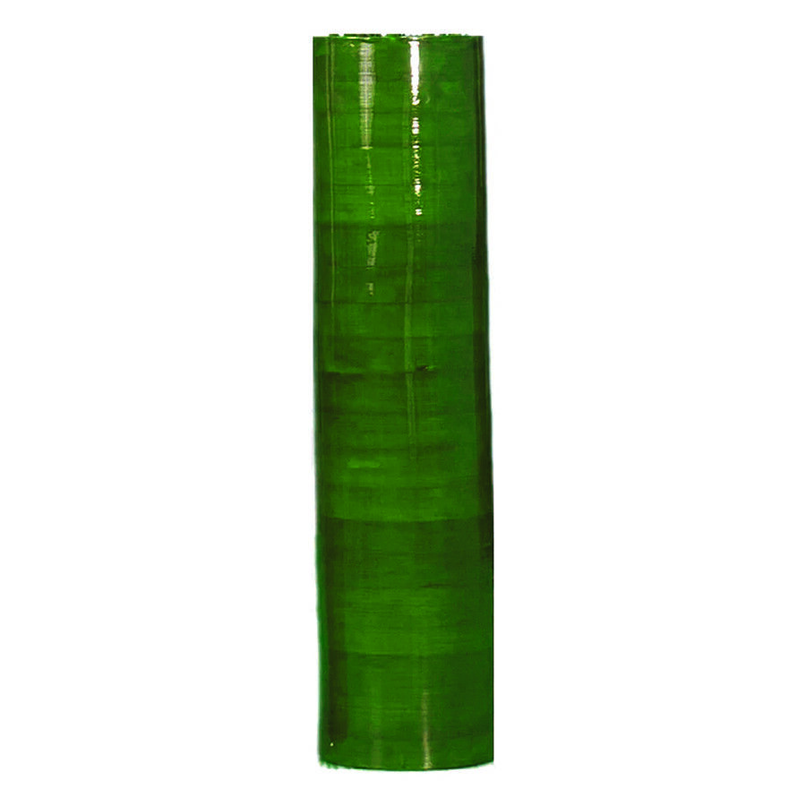 STCYL-64cm-GR Cylinder Bamboo Floor Vase 25in Shiny Green 