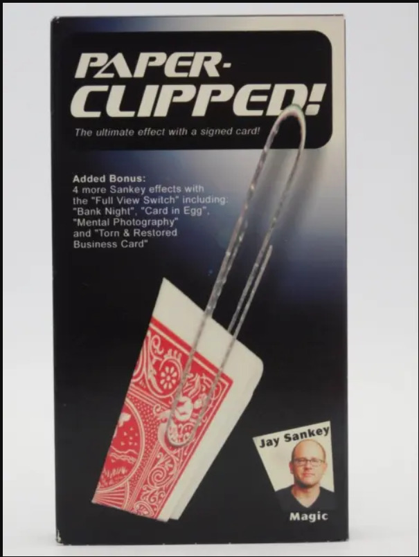 Paper-Clipped by Jay Sankey VHS    Magic Trick
