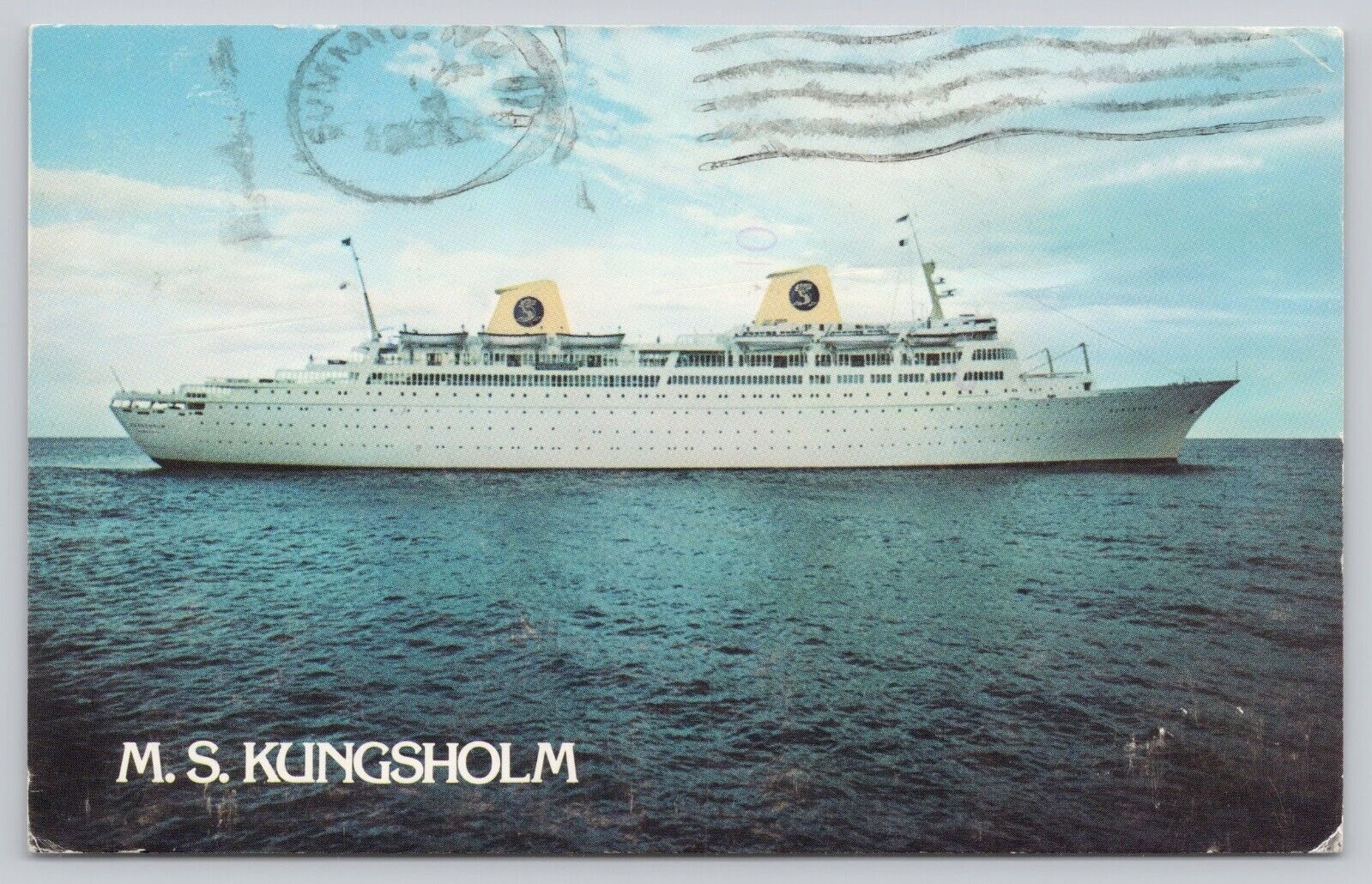 Postcard MS Kungsholm Flagship Cruises