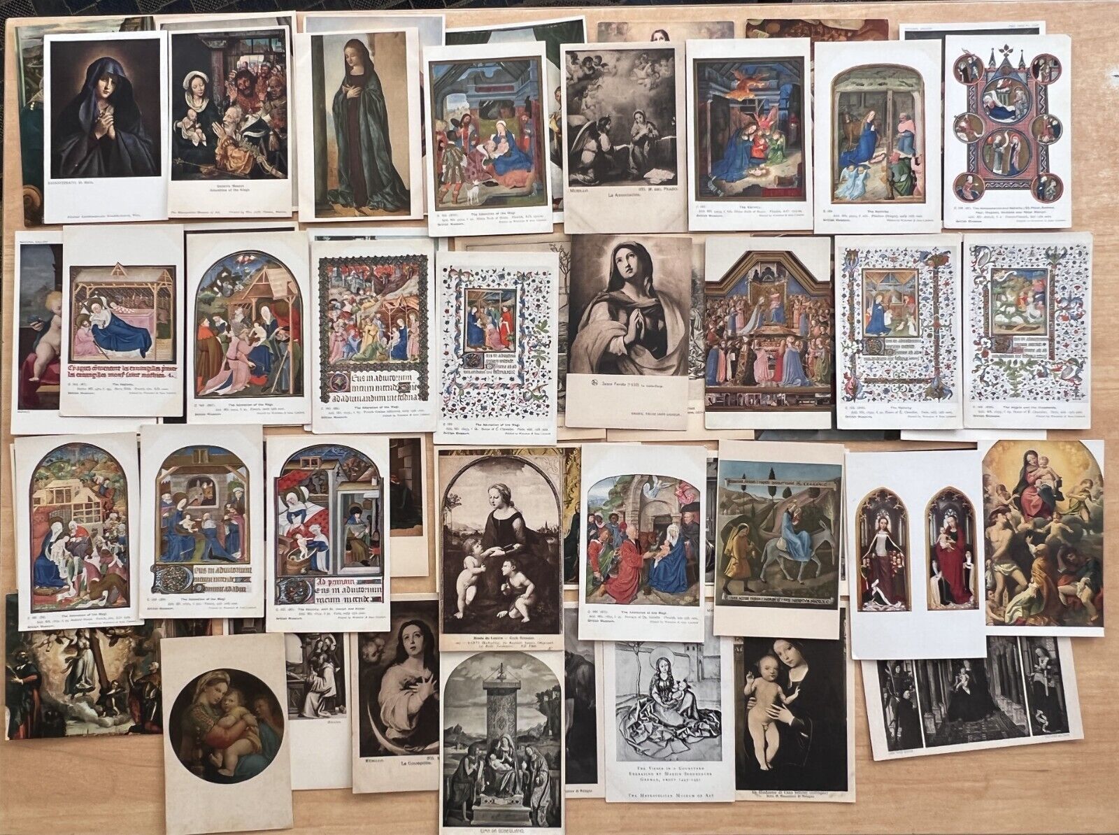 52 Postcards MADONNA & CHILD Virgin Mary Jesus Christian Religion 1908-1930\'s