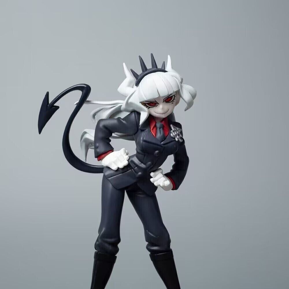 color box 18cm  Hot Anime Helltaker Lucifer PVC Figure Statue 14.5*12.5*19.5cm