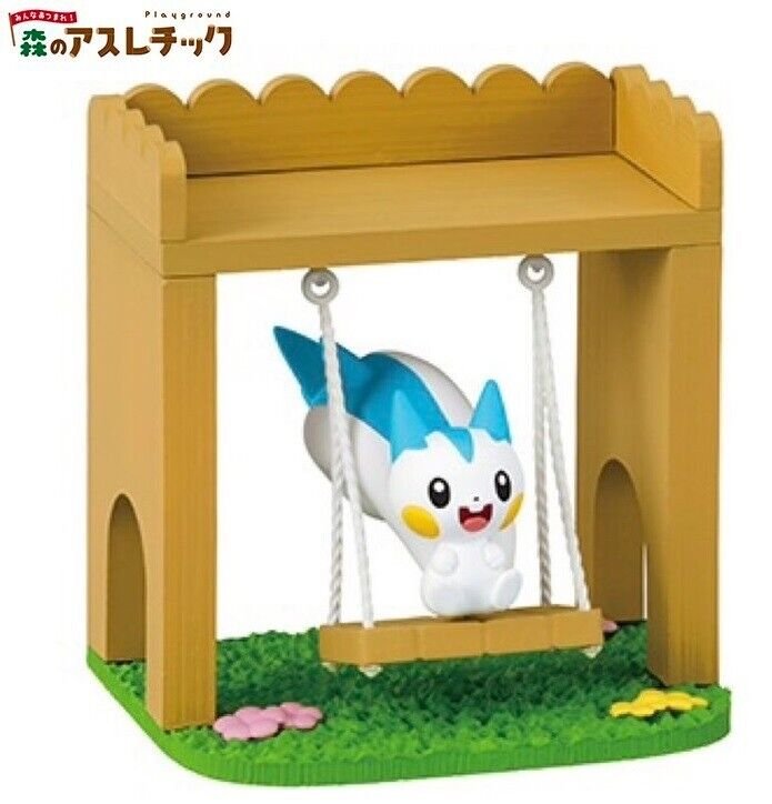 RE-MENT Pokemon Gather Round Forest Athletic Playground Mini Figure #3 Pachirisu
