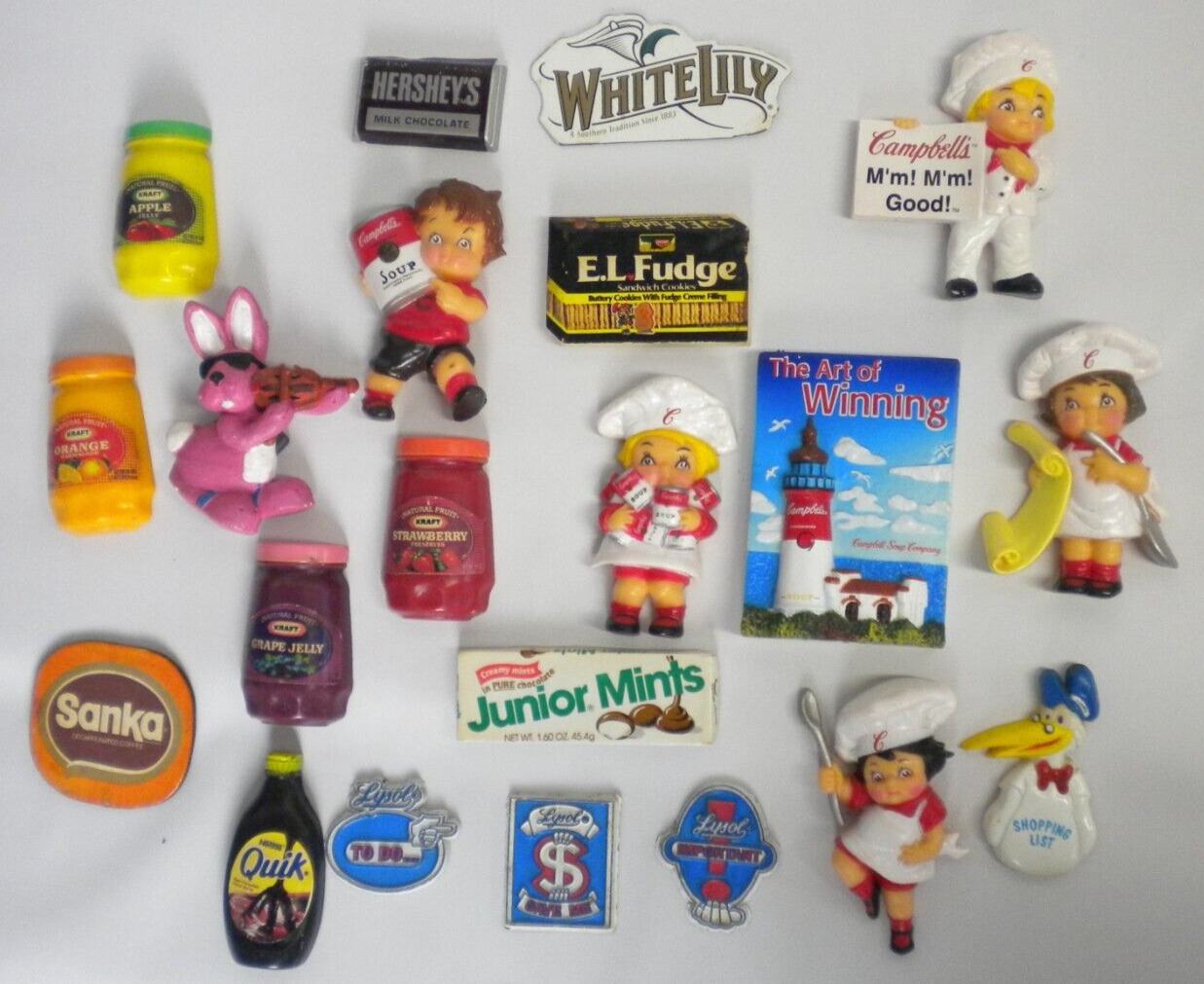 Large Vintage Advertising Food Fridge Magnets Collection Campbells Candy 80s 90s