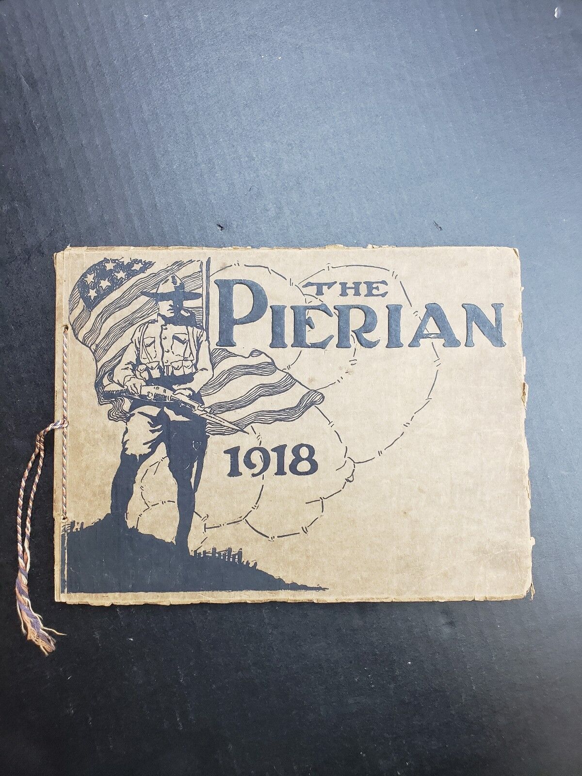 1918 Richmond Indiana High School Yearbook The Pierian RARE