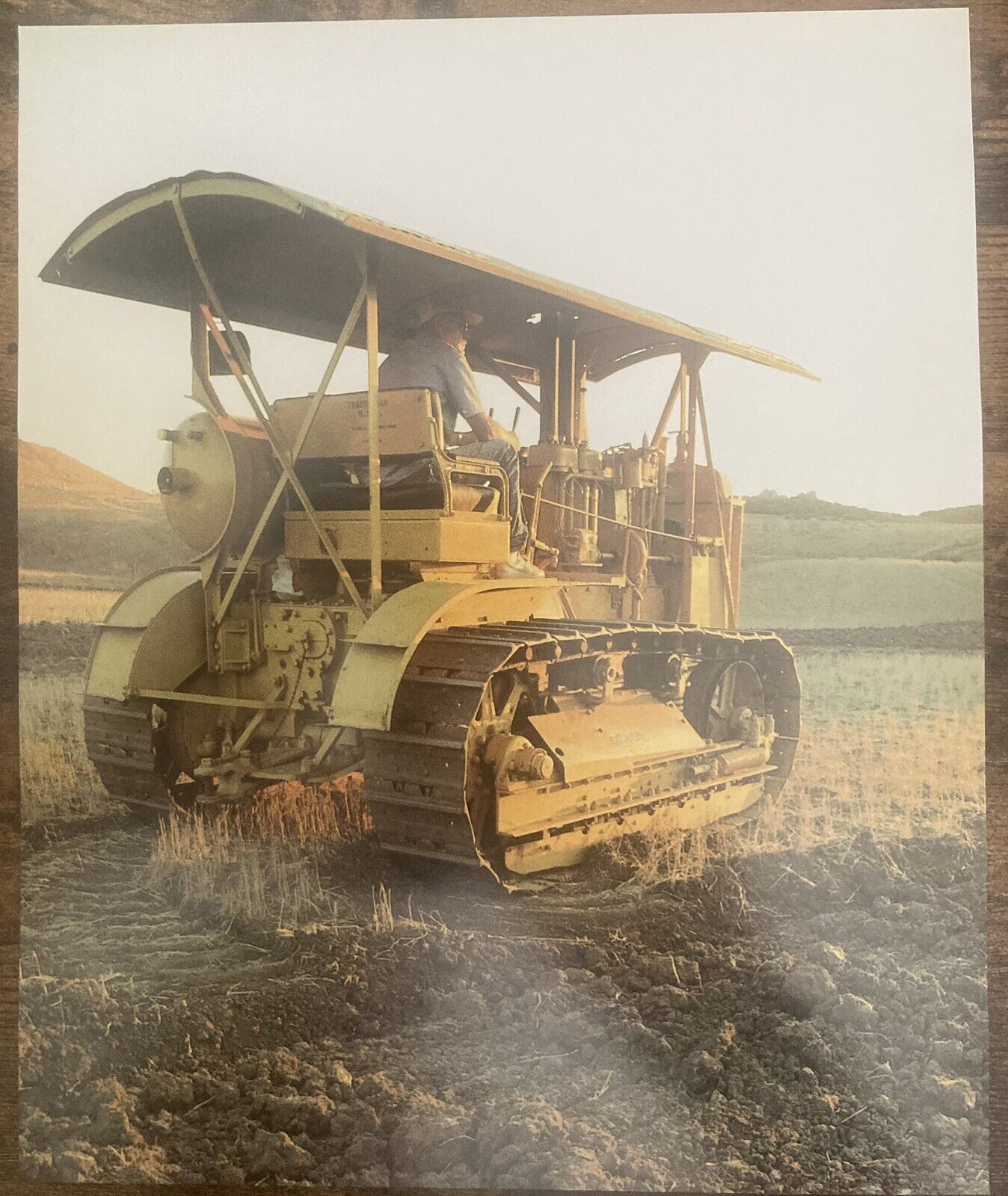 Book Clipping Photo 1932 Caterpillar Model 60 Tractor Panama Canal 