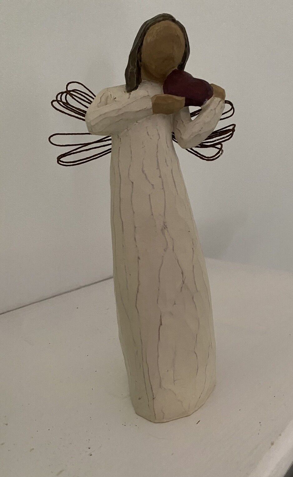 Vintage Willow Tree “Angel of the Heart” - 8”Susan Lordi Demdaco Figurine 2000
