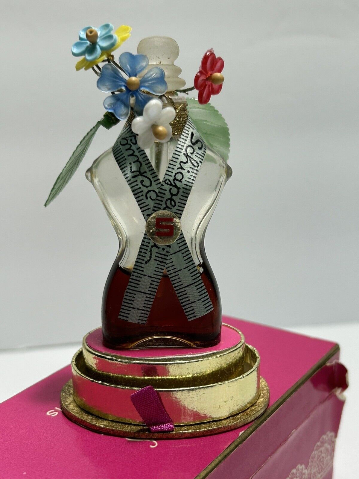 VTG 1930s SHOCKING DE SCHIAPARELLI Parfum In Original Box (no glass dome)