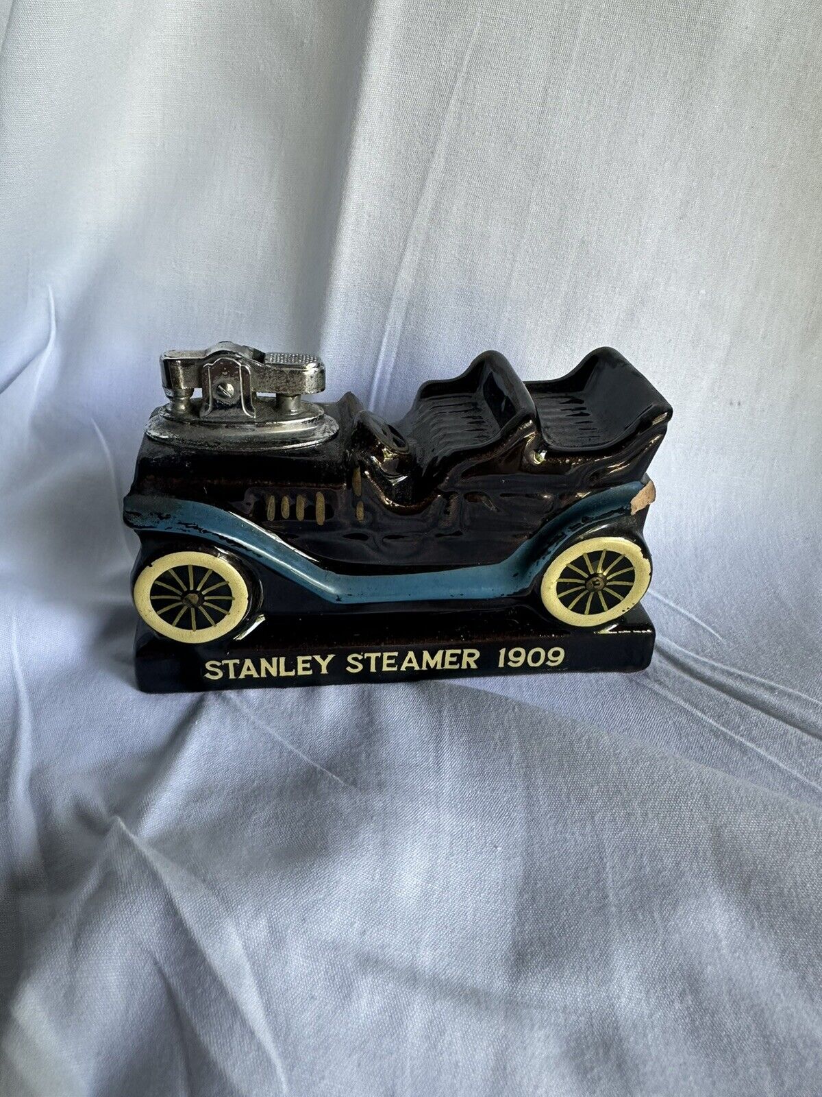 Vintage 1909 Stanley Steamer Table Top Lighter