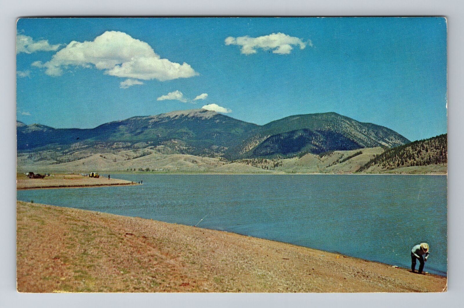 Eagle Nest NM-New Mexico, Eagle Nest Lake, c1968 Antique Vintage Postcard