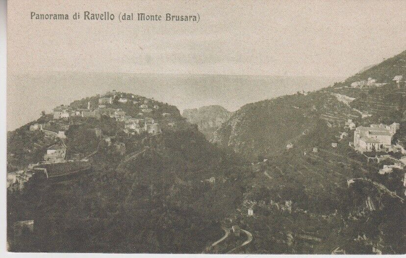 Ravello, ITALY. Panorama (dal Monte Brusara). Brusara Mountain. Vintage # 100678