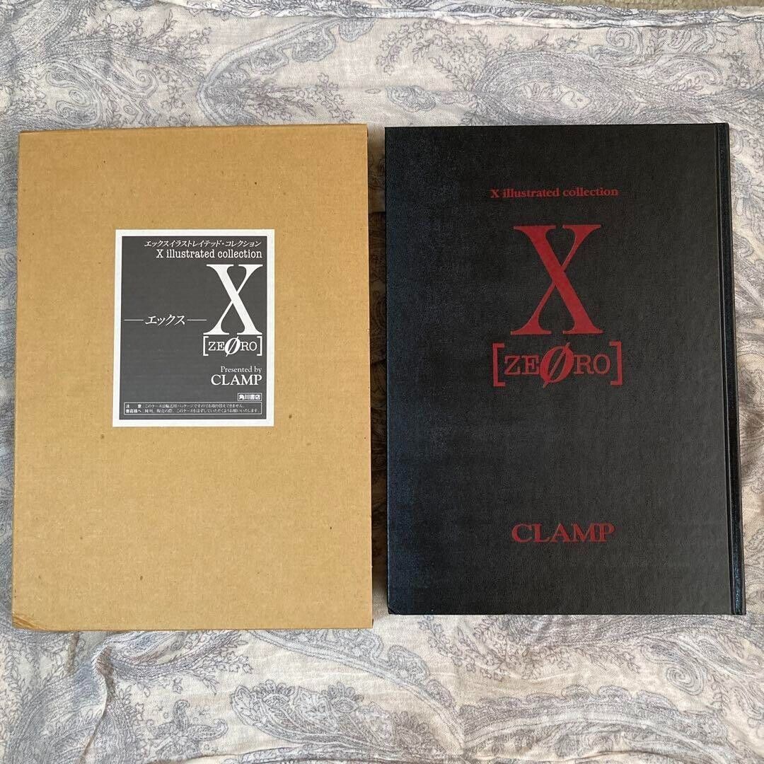 X Zero Illustrated Collection CLAMP Art Works Fan Book 2000 Japan