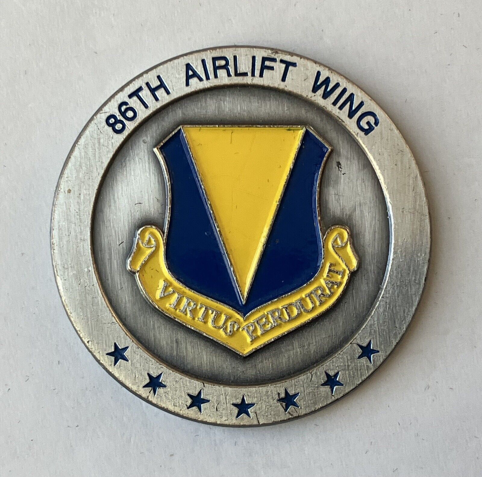 VTG US Air Force USAF 86th Airlift Wing Challenge Coin