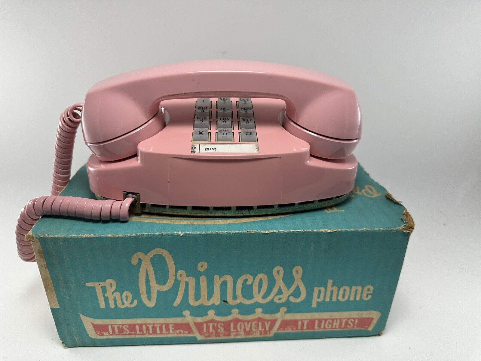 Pink, Western Electric Princess TouchTone Desk Telephone - Refurbished
