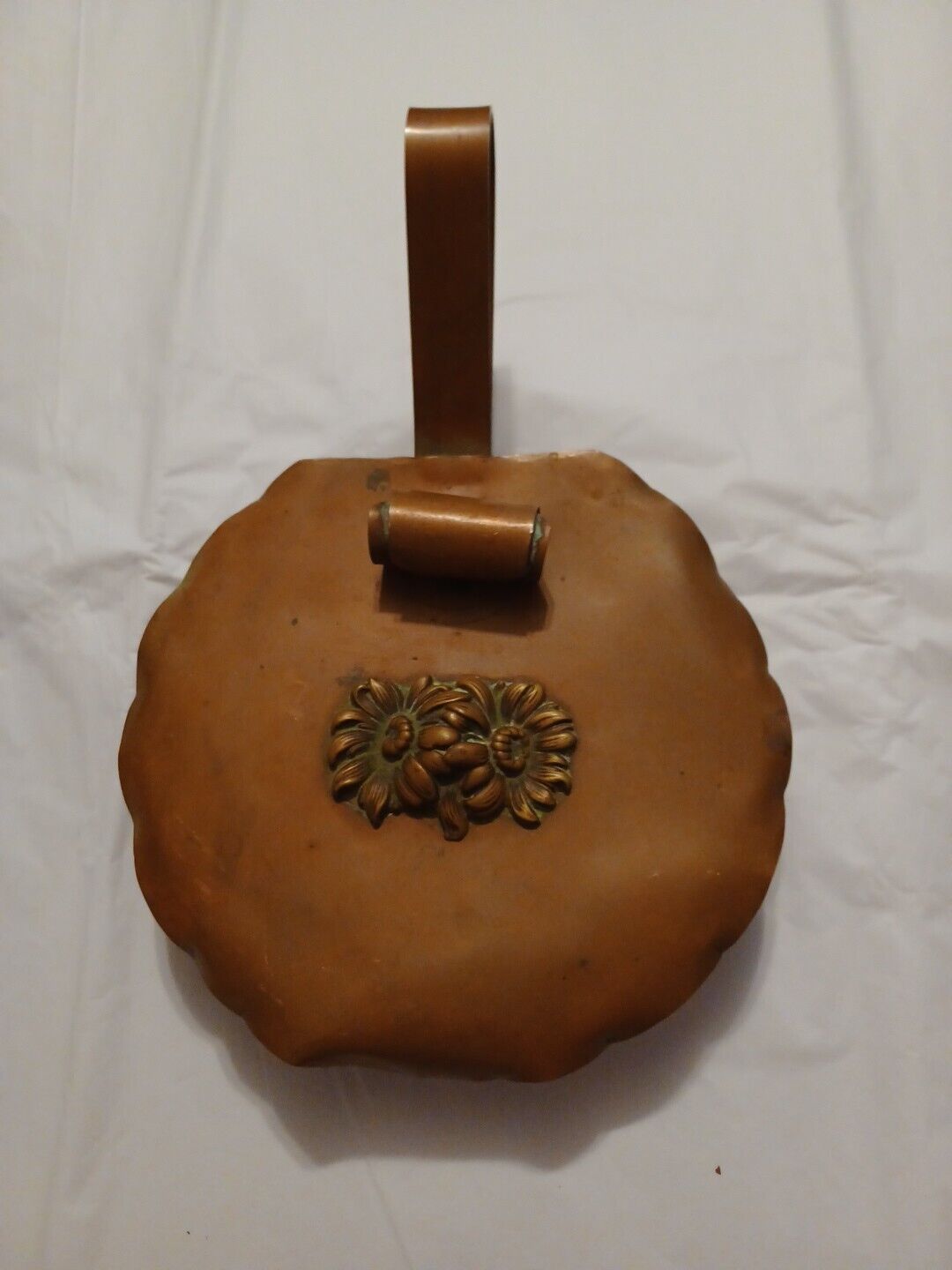 Vintage 1960\'s Daisy DRUMGOLD Solid Copper Silent Butler Crumb Catcher