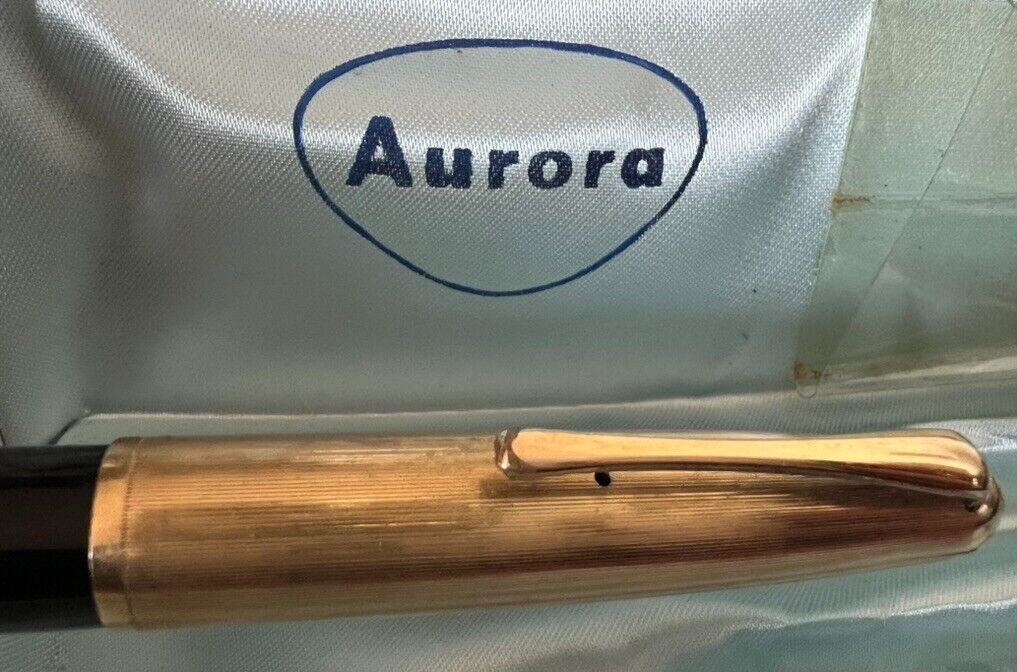 Aurora 88 Pen Fountain Pen Piston Pen Gold Marking Vintage 1950