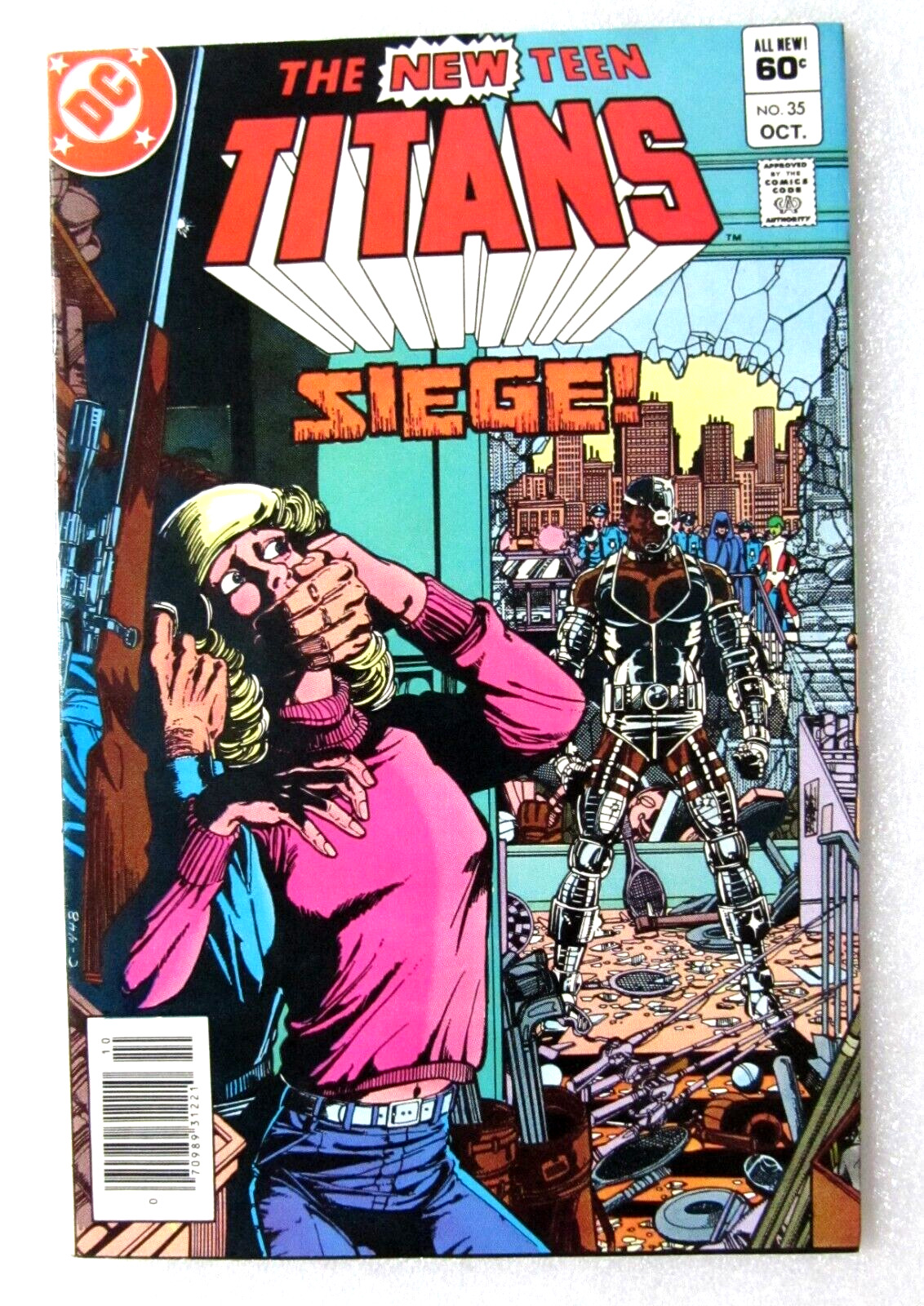 THE NEW TEEN TITANS #35 - 1983 BRONZE AGE DC COMICS - WOLFMAN, PEREZ COVER