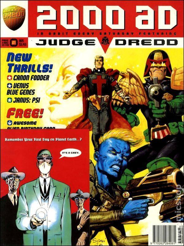 2000 AD UK #980A FN 1996 Stock Image