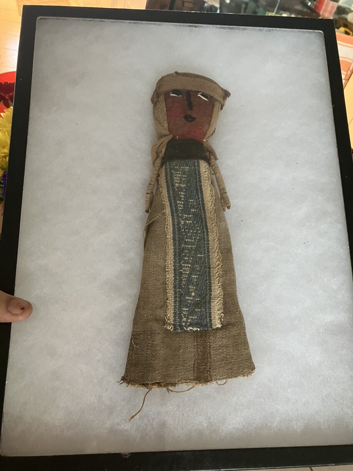 Antique Peruvian Burial Doll Very Old Great Condition 