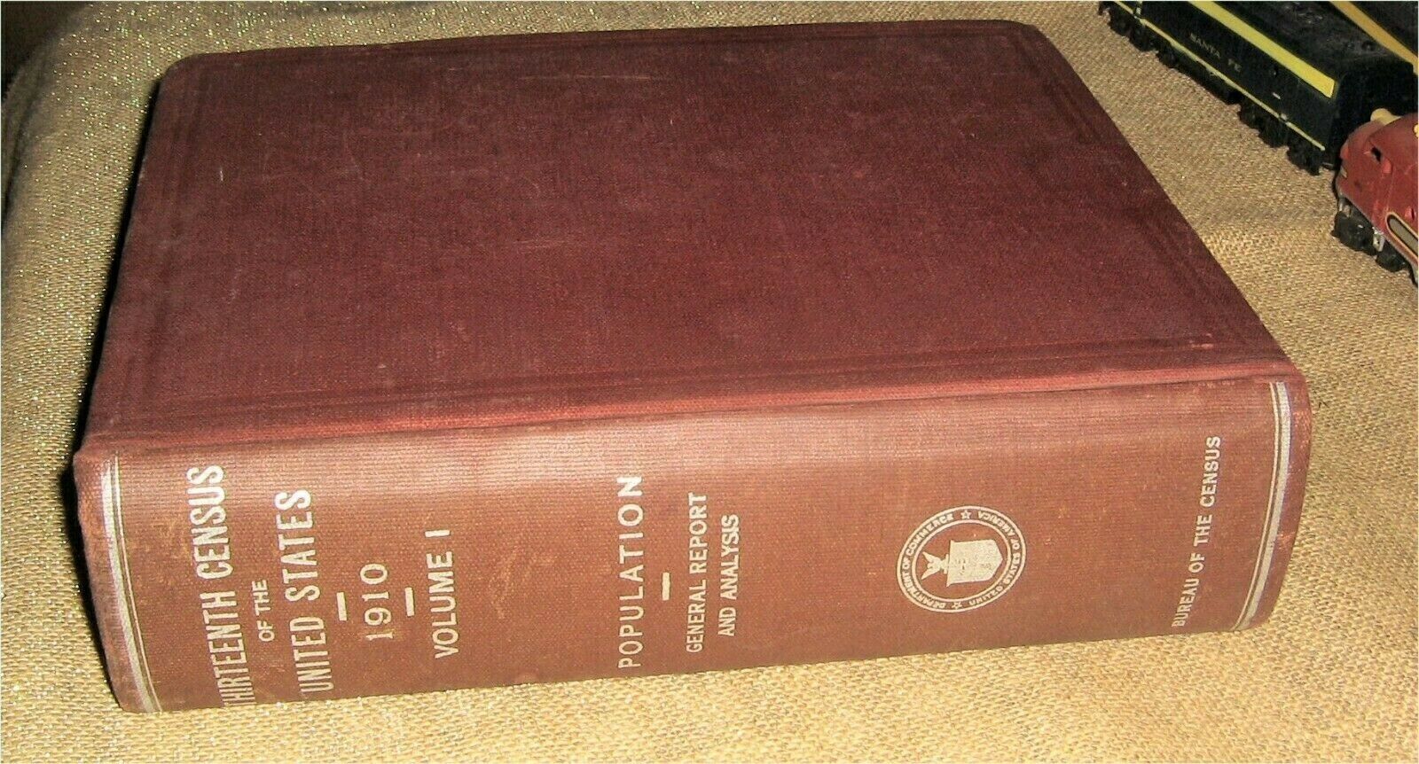 1913 Thirteenth Census Of The United States,1910,Original, 1369 Pages, Very Rare