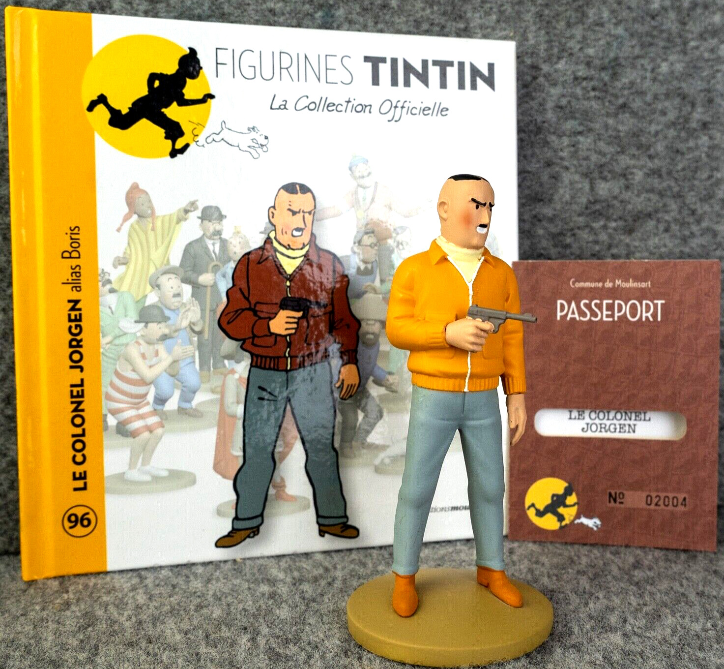 Tintin Figurines Officielle #96 Colonel Jurgen: Explorers Moon ML Resin model