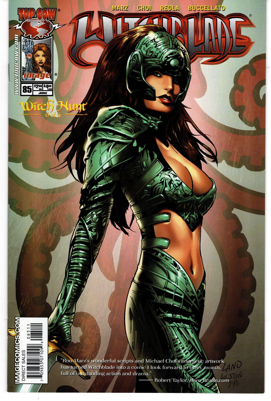 Witchblade #85 (1995 series) NM+ Greg Land Cover Image Top Cow Comics