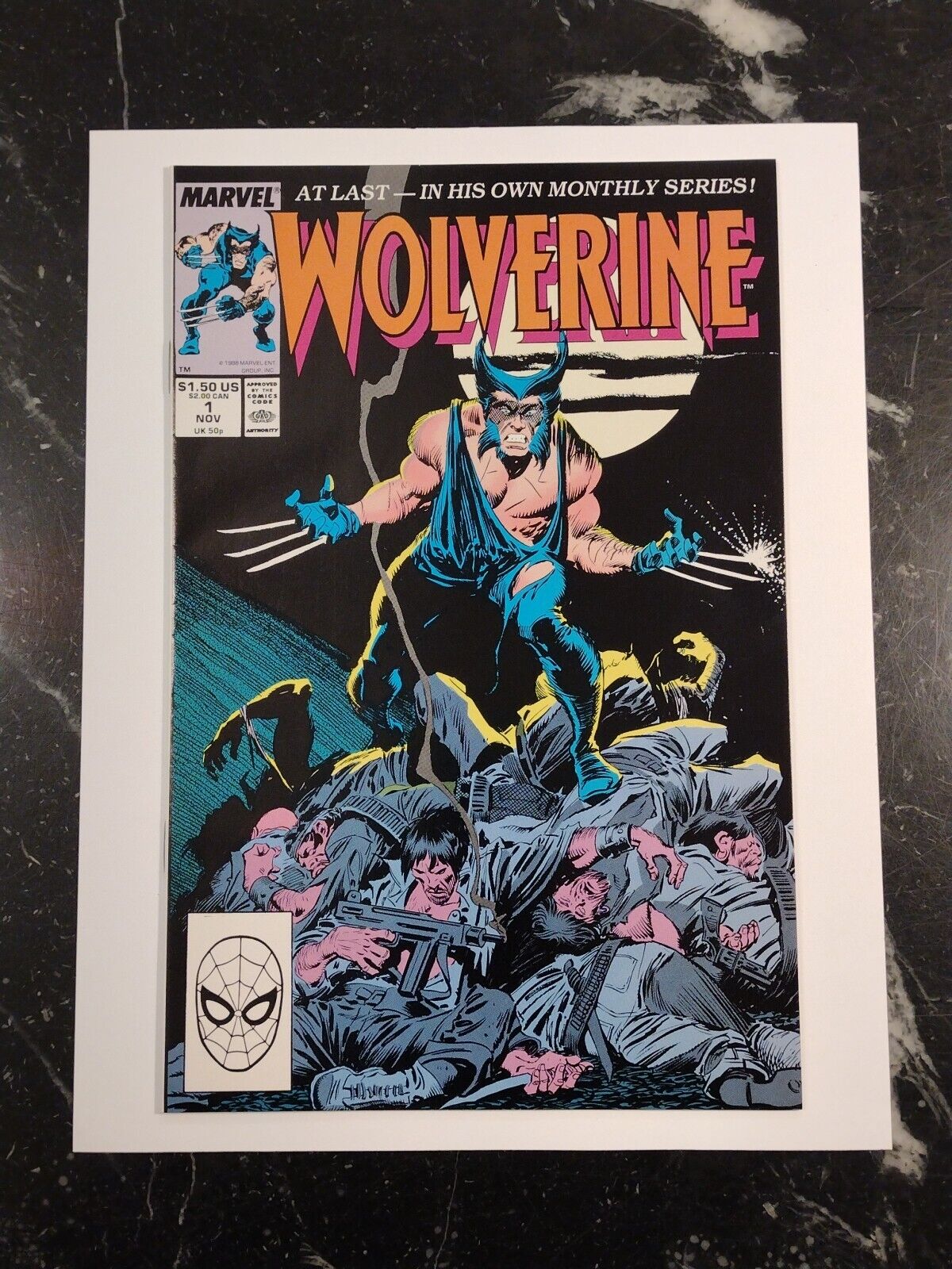 Wolverine #1 NMINT- 9.2 WP 1st Wolverine As Patch,UNOPENED UNREAD HOT🔥KEY🔑1988