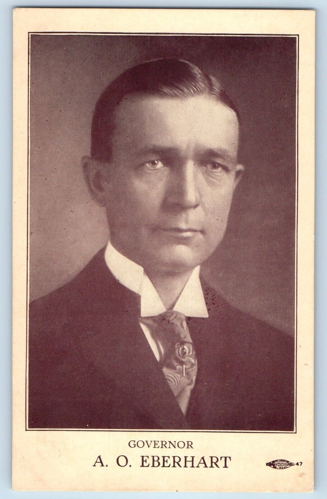 St. Paul Minnesota Postcard Governor A.O. Eberhart Political Advertisement c1909