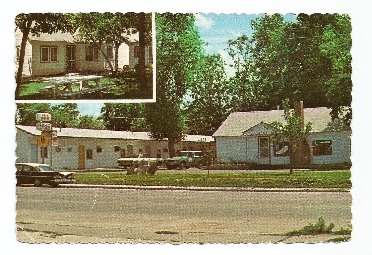 Spearfish SD Postcard South Dakota Capp Motel