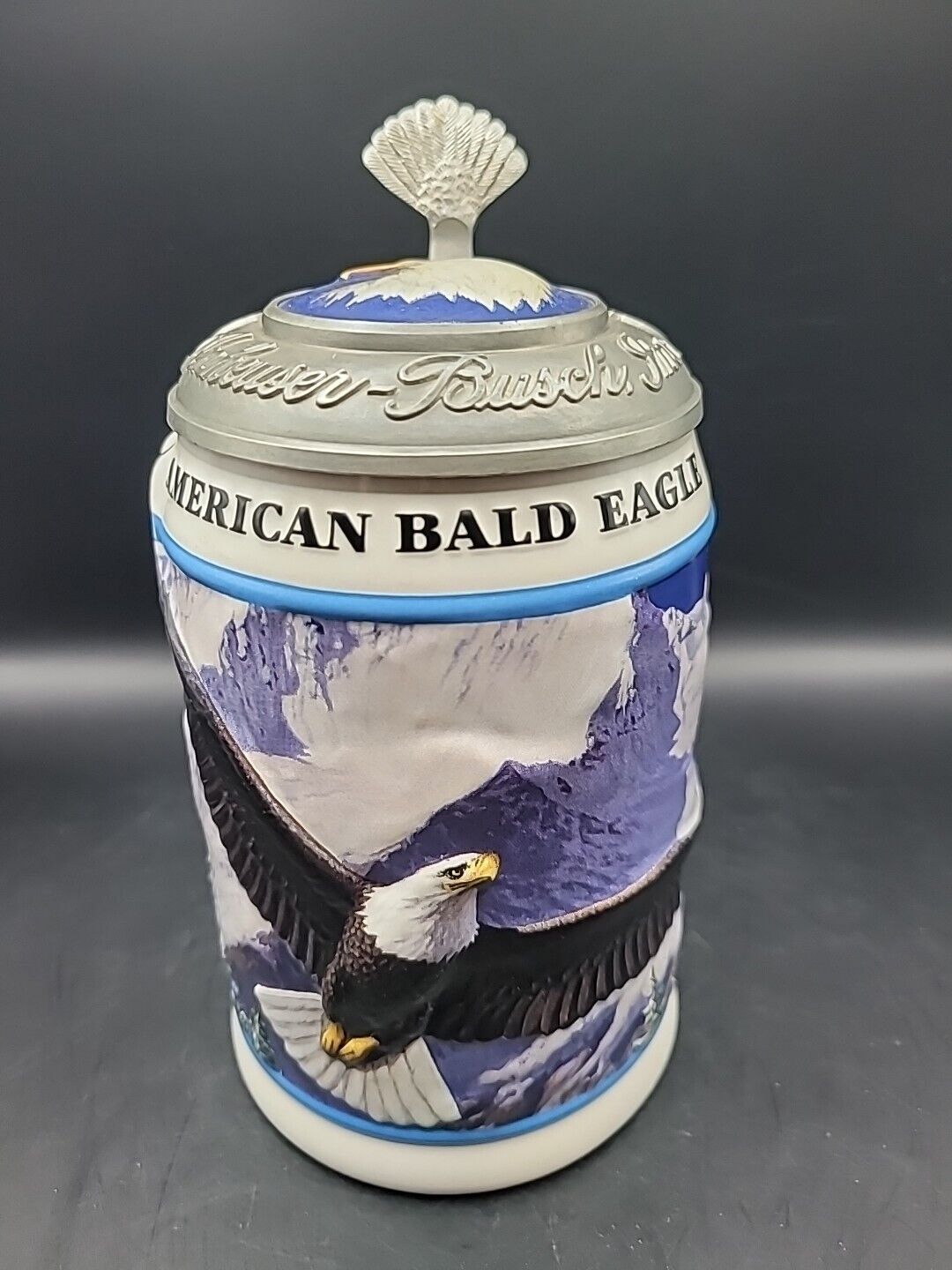Budweiser American Bald Eagle Stein 1998 Series 