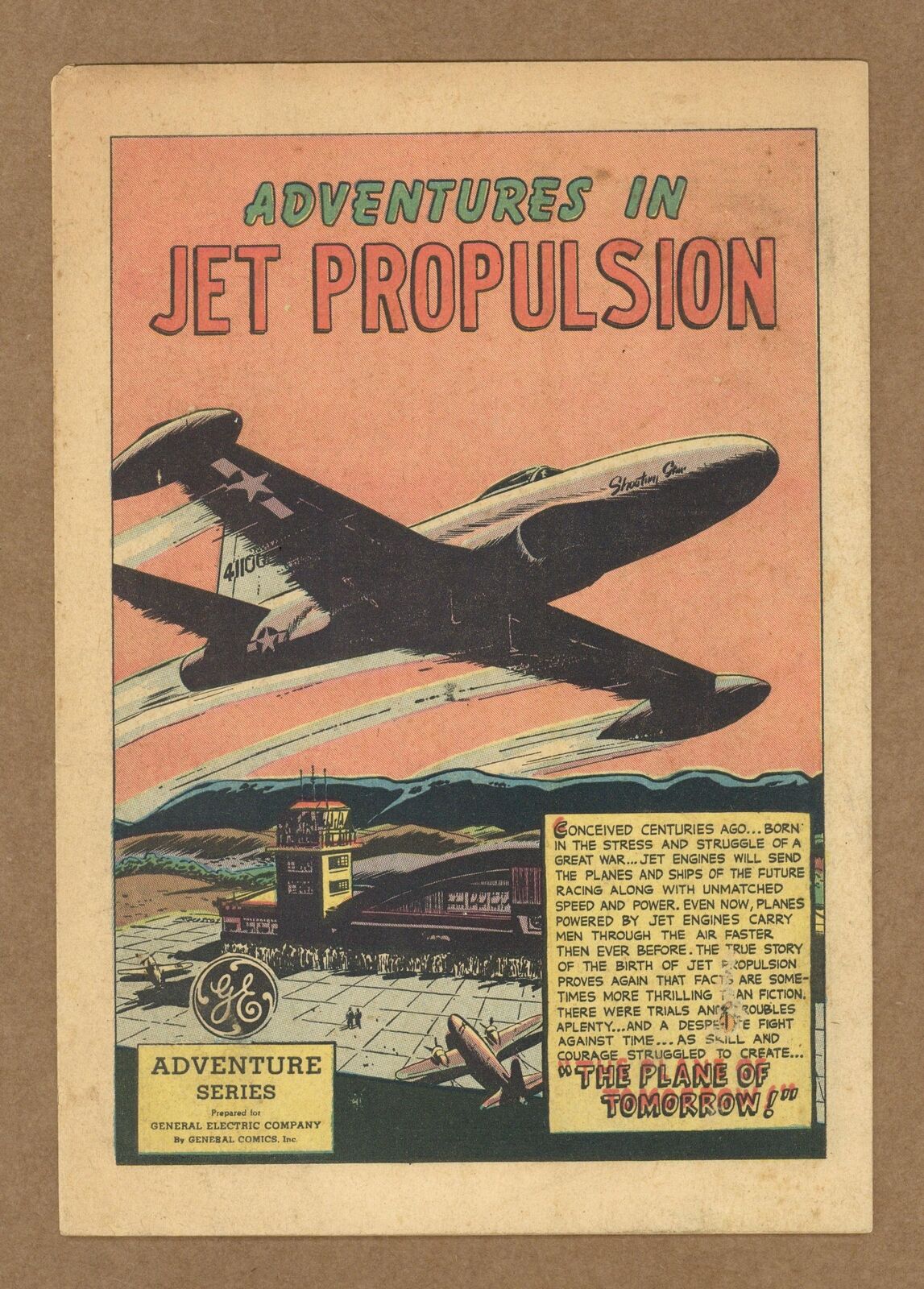 Adventures in Jet Propulsion General Electric Giveaway #1 GD/VG 3.0 1947
