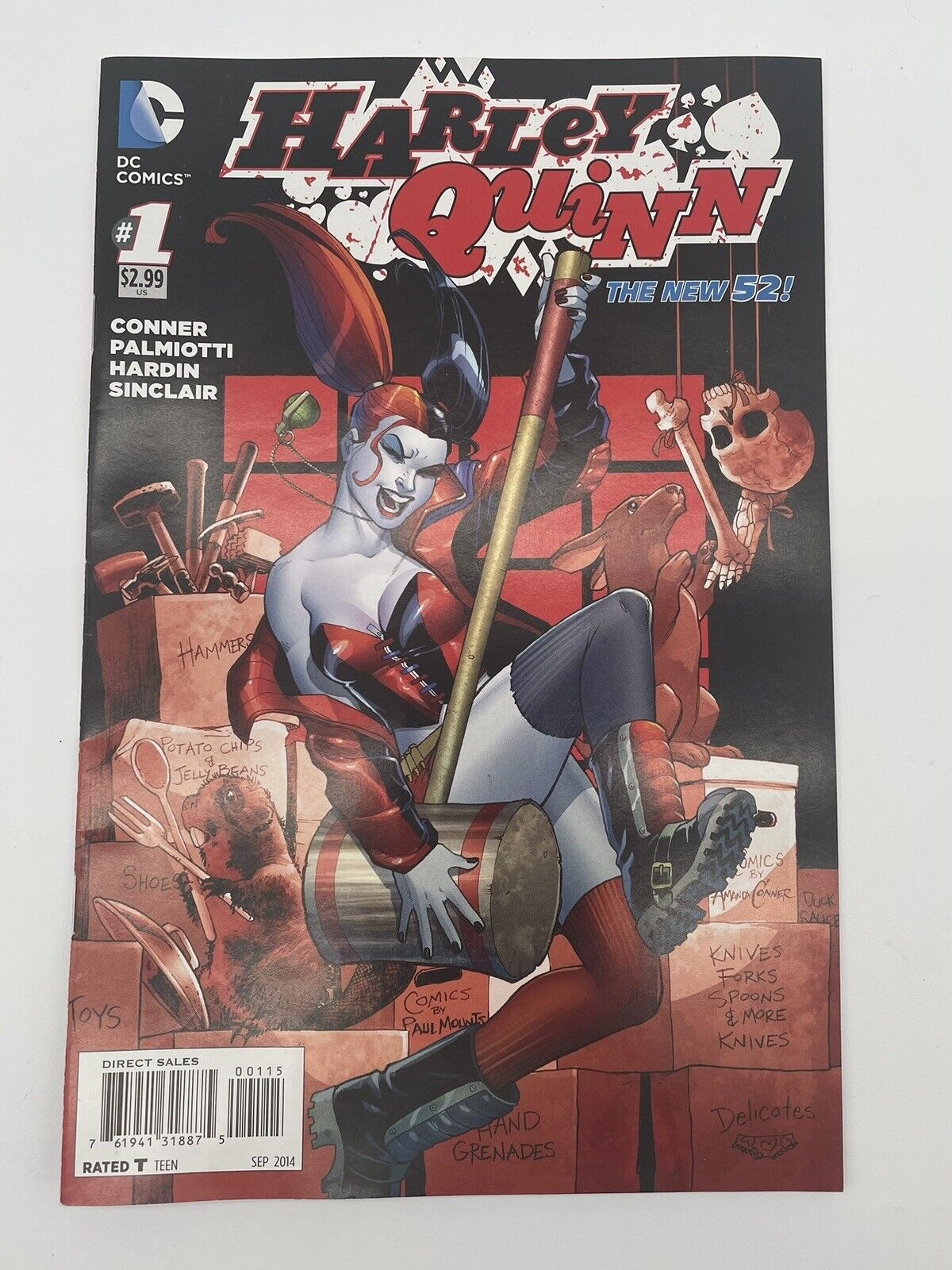 HARLEY QUINN #1 Comic Book Fifth Printing DC Suicide Squad-Brand New Unread 2014
